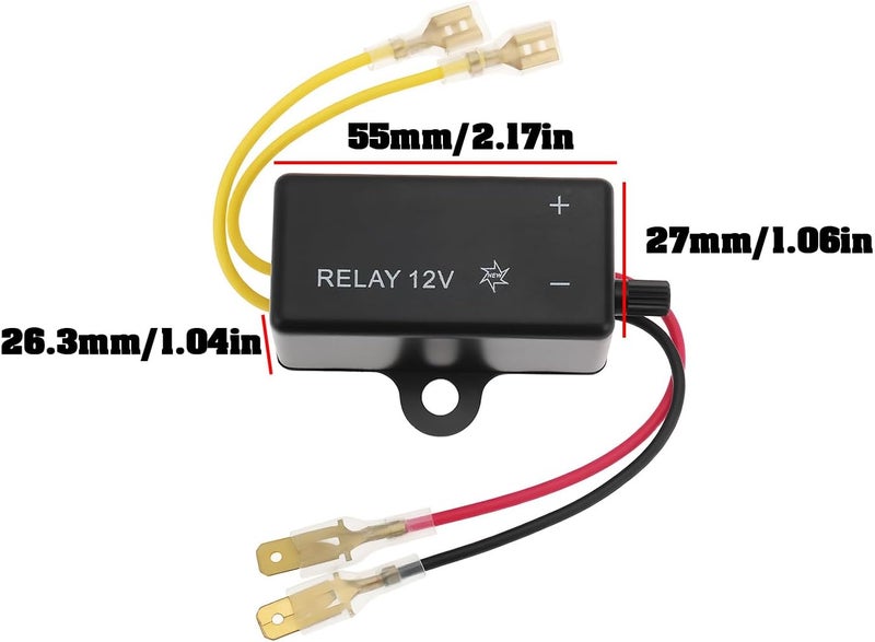 OTOTEC 2pcs 12V Car and Motorcycle Horn Relay for Car and Motorcycle Horn Control Systems - Image 4